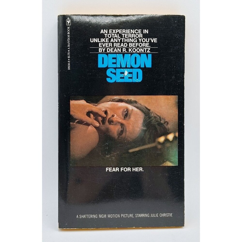 Demon Seed Dean R. Koontz 1977 2nd Printing Horror Bantam Books
